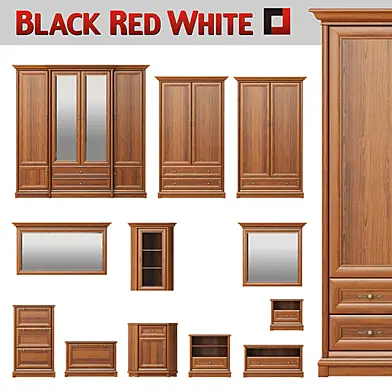 A set of furniture for storage of BRW collection KENT, part 2