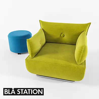 DUNDER Armchair with armrests