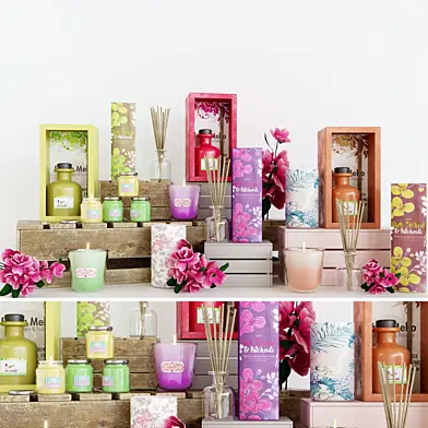A set of fragrances for the apartment. Aroma stick