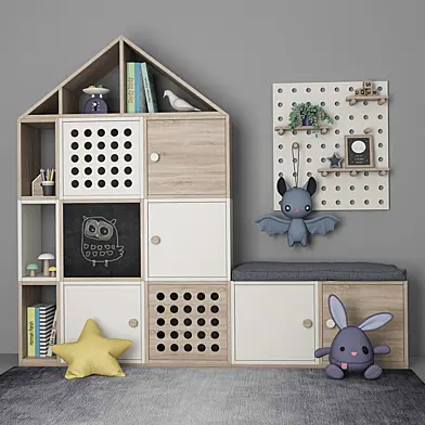 Furniture for children's room with decor 10