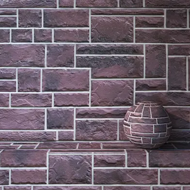 Plastic panel for natural stone 160