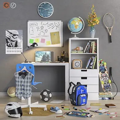 Furniture and accessories for the children's room "Back to School" 