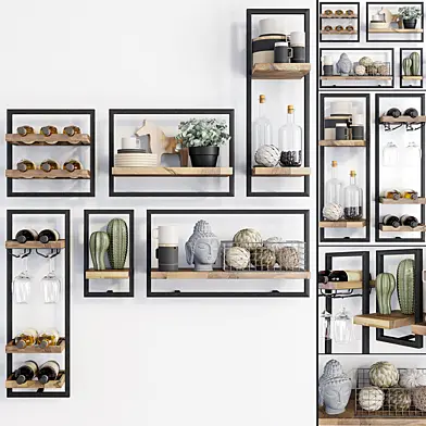 Teak House (Loft) - d-Bodhi Shelfmate_set 3