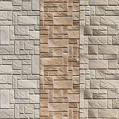 Stone Walls set 5 - Vray Material