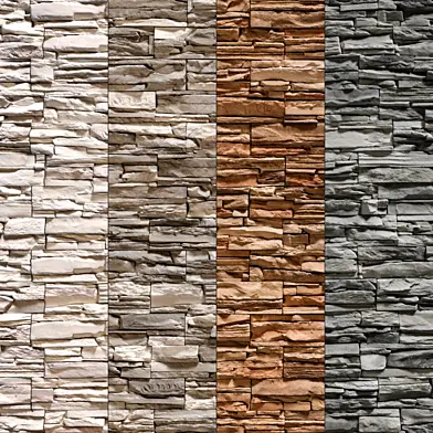 Stone Walls set 6 - Vray Material