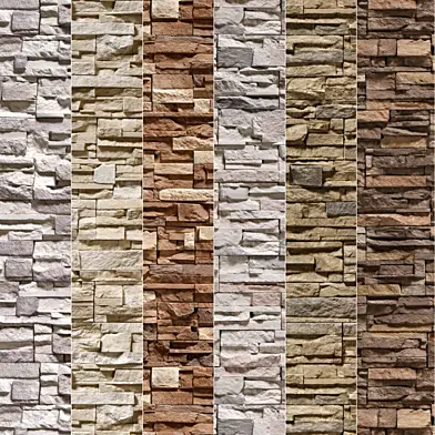 Stone Walls set 7 - Vray Material