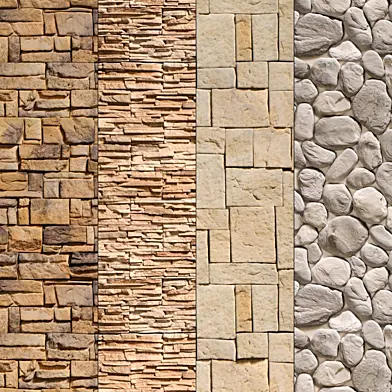Stone Walls set 9 - Vray Material