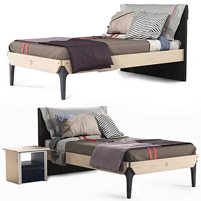 Cilek_Jugendzimmer_Trio_Bett