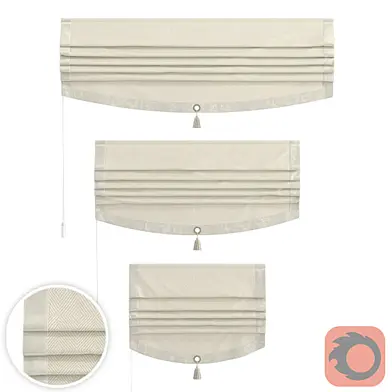 Set of roman LEENN (INMA) curtains