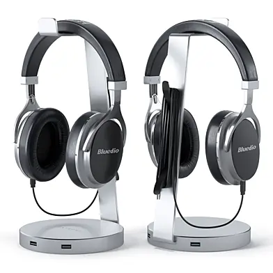 Bluedio FAITH headphones with Satechi stand