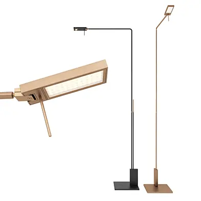 Italian Floor Lamp Viabizzuno Roy Lettura Diffusa and Spot