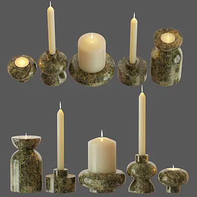 ROCK CANDLE HOLDER LARGE