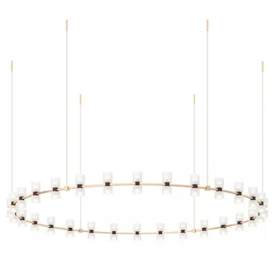 Italian Ceiling Lamp Viabizzuno Royal Chandelier