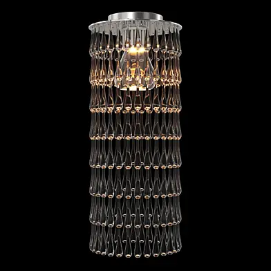 Italian ceiling lamp (chandelier) Viabizzuno Gocce Colonna