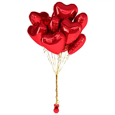 fountain of foil heart 05
