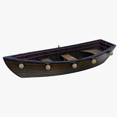 Old Row Boat / Old fishing boat