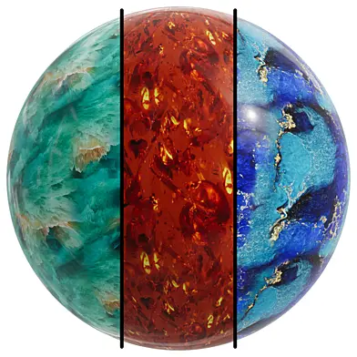 FB378 Resin Epoxy covering | 3MAT | PBR | Seamless