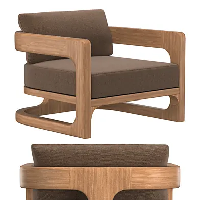 CASSALE LOUNGE CHAIR WITH CUSHION INSERTS