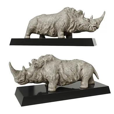 Rhino sculptures