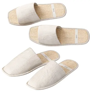 Linen slippers Zara Home
