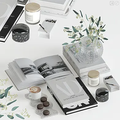 Decorative coffee table set - 01