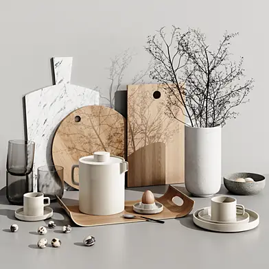Decorative set for the kitchen