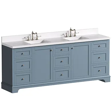 Bathroom Cabinet with a washbasin in a classic style. Bathroom furniture.Bathroom Sink Vanity