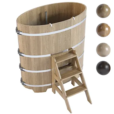 Oval hot tub from Bentwood 0.69*1.31m