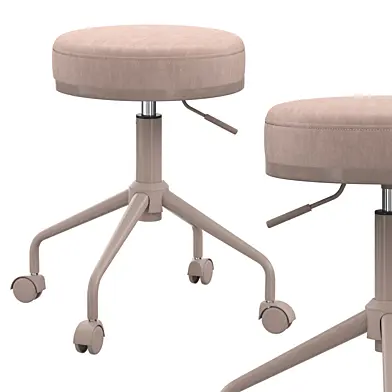 Swivel Rolling Hydraulic Height Adjustable Stool