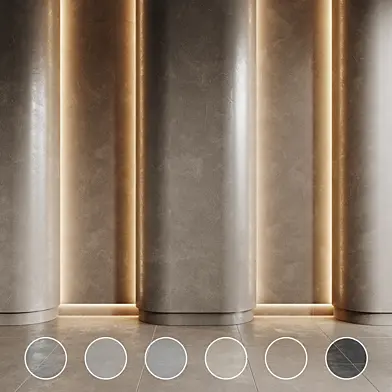 concrete set | decorative plaster | 1