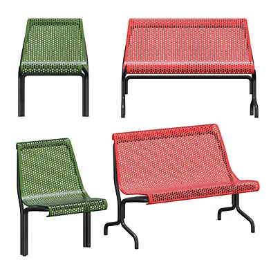 Contour bench metal