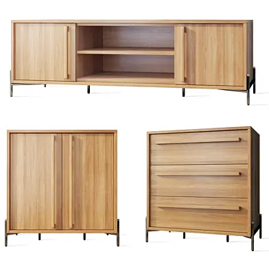 Chest of drawers TV stand Outline Teak House