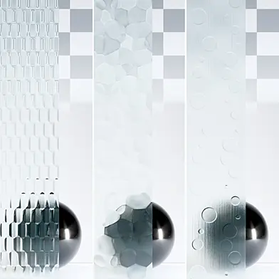 Glass 4K Materials V2-7 - 3 materials