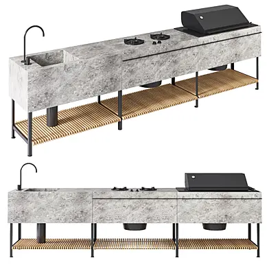 Kitchen Kettal Base Triple