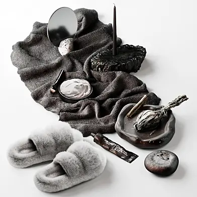 Bathroom accessories set