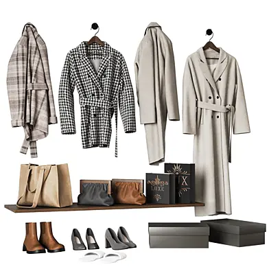 Coat collection \ Clothes and shoes for the hallway