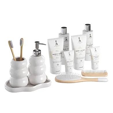Decorative set for children's bathroom