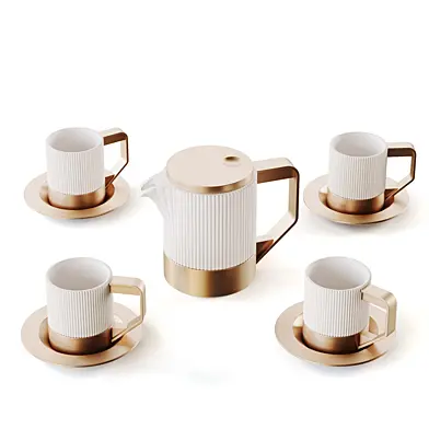 Glasses and teapot
