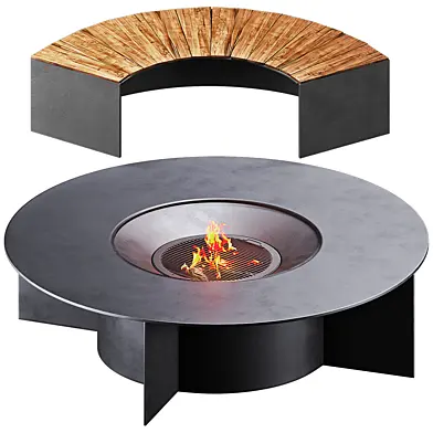 Fire pit fireplace