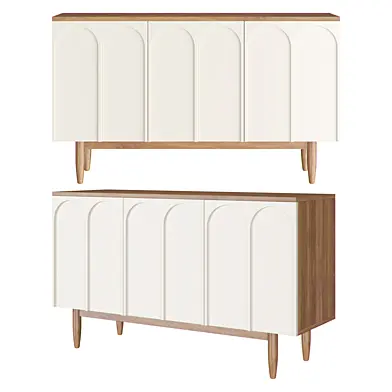 Chest of drawers with three doors "Arka" option 2