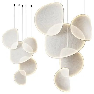 IIII 09 LED fabric pendant lamp