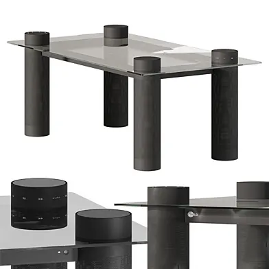 LG Verre Black Desk Stereo System