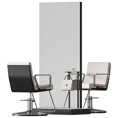 Double hairdresser's workstation