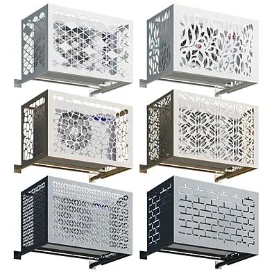 Air conditioner baskets for facade 2