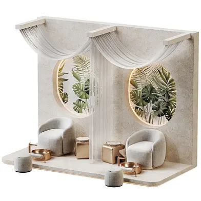 Pedicure area in the beauty salon 2