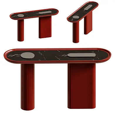 Ultramobili Creta Coral Red Console