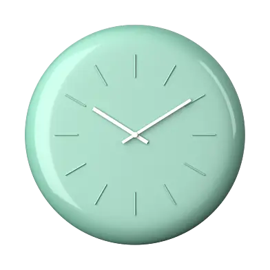 Wall Clock Mint