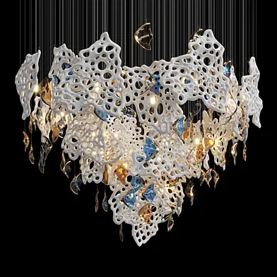 Lighting composition — coral, fish, Vargov®Design - LC0487