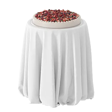 Wedding cake on the table