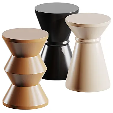 Hamilton Conte Stool 3 Brothers Side Table